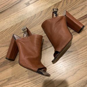 COPY - Vince Camuto brown and snakeskin mule high…